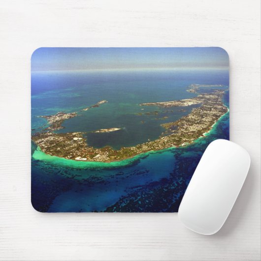 Bermuda-Luftaufnahme Mousepad (Mit Mouse)