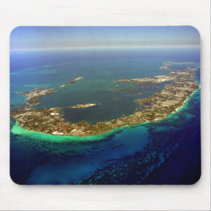 Bermuda-Luftaufnahme Mousepad