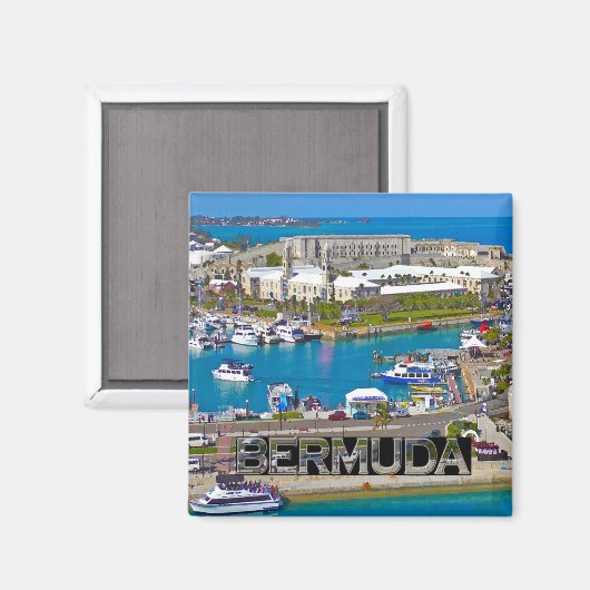 Bermuda Magnet (Vorderseite/Rückseite)