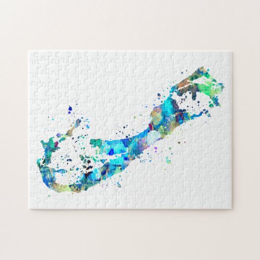Bermuda Map Puzzle (Horizontal)