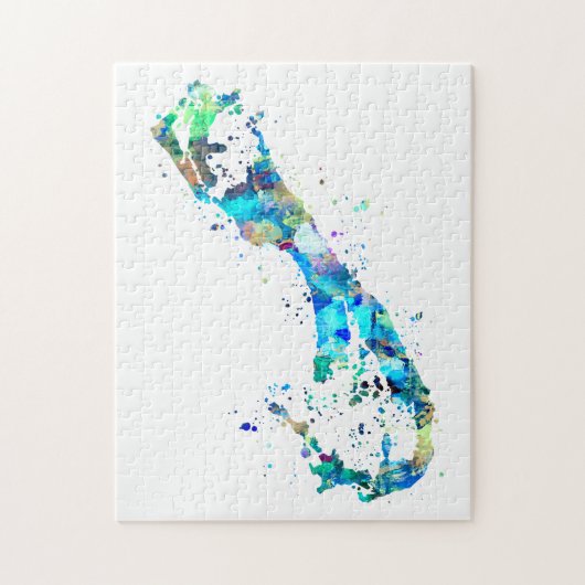 Bermuda Map Puzzle (Vertikal)