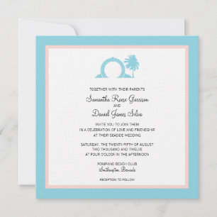 Bermuda Moongate Wedding Destination Einladung