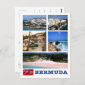 Bermuda - Mosaic - Postkarte (Vorne/Hinten)