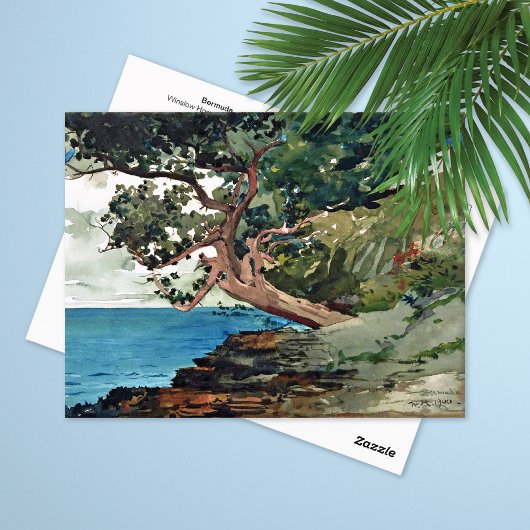 Bermuda Ocean Landscape Winslow Homer Postkarte