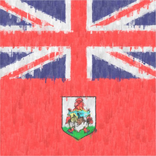 Bermuda Ölgemälde Zeichnend Aufkleber (Vorderseite)