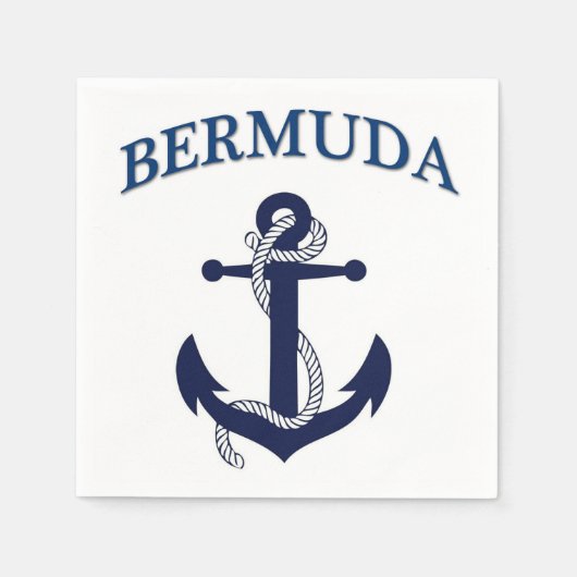 Bermuda Papier Napkins! Serviette (Vorderseite)