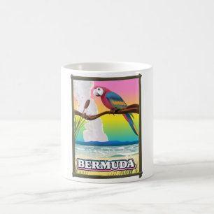 Bermuda Paradies. T-Shirt Wurf Kissen Knopf Kaffeetasse
