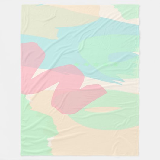 Bermuda Pastels Fleecedecke (Vorderseite)