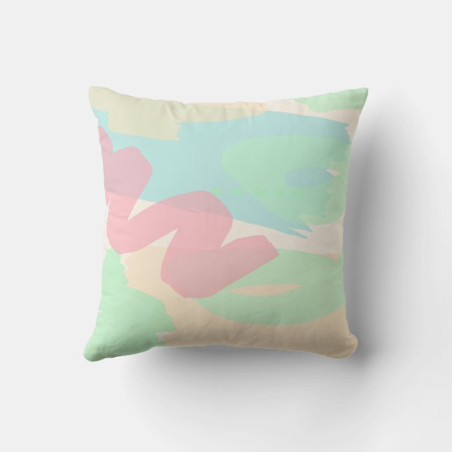 Bermuda Pastels Kissen (Rückseite)