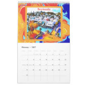 Bermuda Pop Art Kalender (Feb 2027)