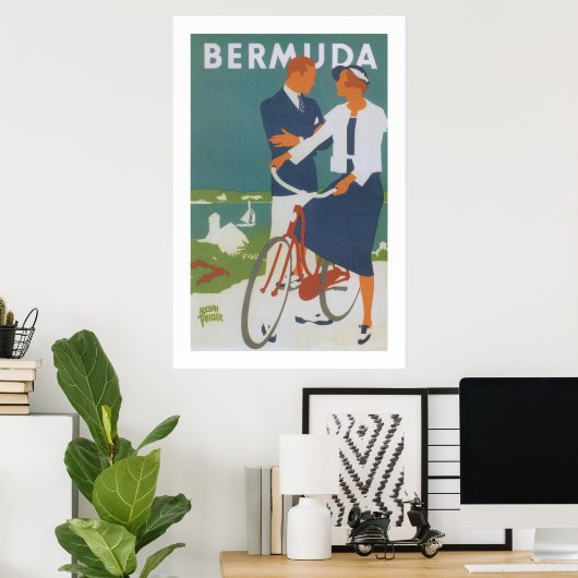 Bermuda Poster (Heimbüro)