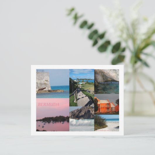 Bermuda Postkarte (Stehend Vorderseite)