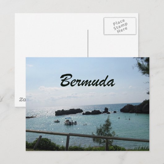 Bermuda Postkarte (Vorne/Hinten)