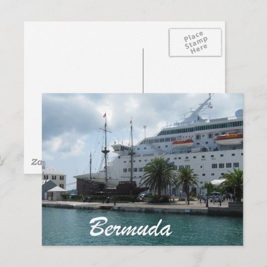 Bermuda Postkarte (Vorne/Hinten)