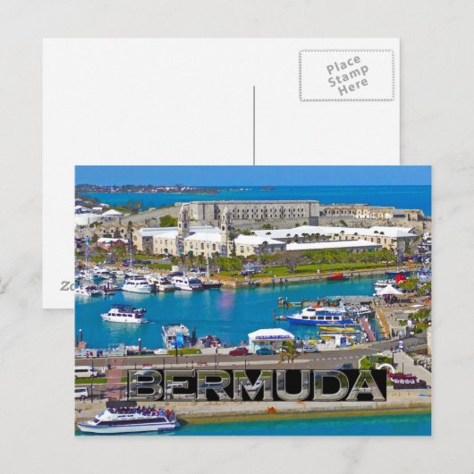 Bermuda Postkarte (Vorne/Hinten)