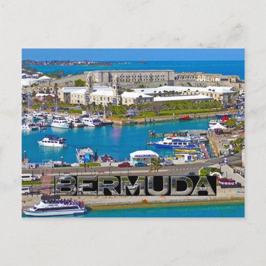 Bermuda Postkarte (Vorderseite)