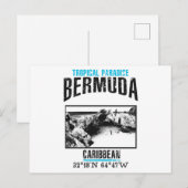 Bermuda Postkarte (Vorne/Hinten)