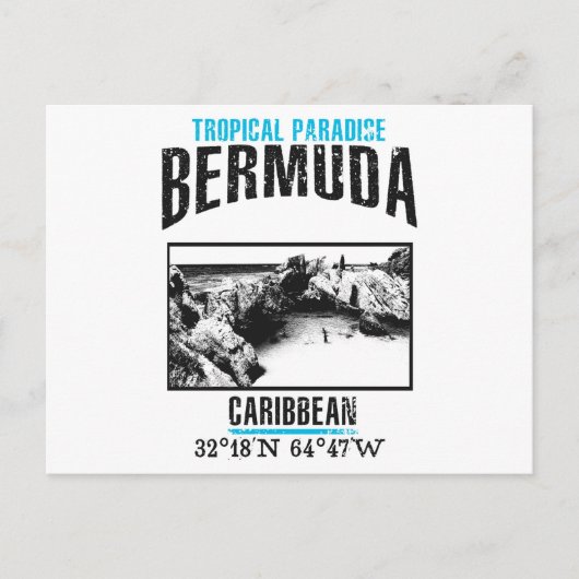 Bermuda Postkarte (Vorderseite)