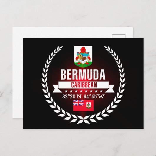Bermuda Postkarte (Vorne/Hinten)