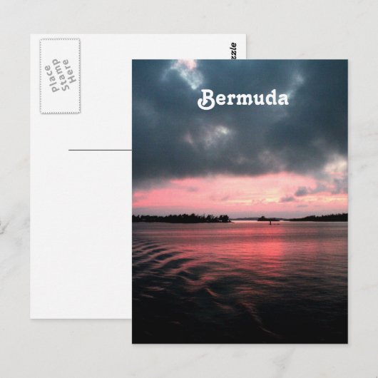 Bermuda Postkarte (Vorne/Hinten)