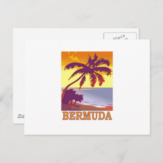 Bermuda Postkarte (Vorne/Hinten)