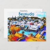 Bermuda Postkarte (Vorne/Hinten)