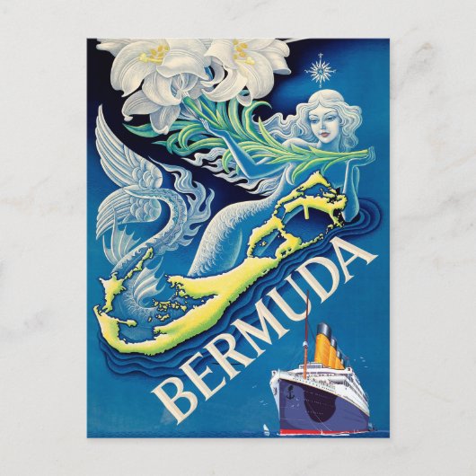 Bermuda Postkarte (Vorderseite)