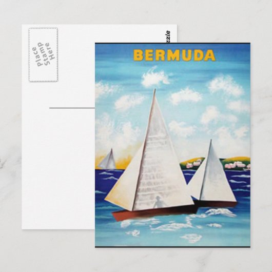 Bermuda Produkte Postkarte (Vorne/Hinten)
