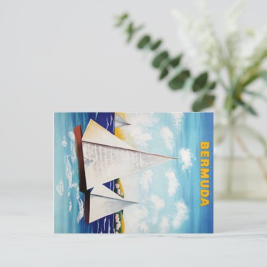 Bermuda Produkte Postkarte (Stehend Vorderseite)