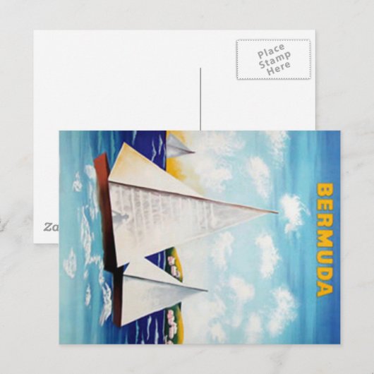 Bermuda Produkte Postkarte (Vorne/Hinten)