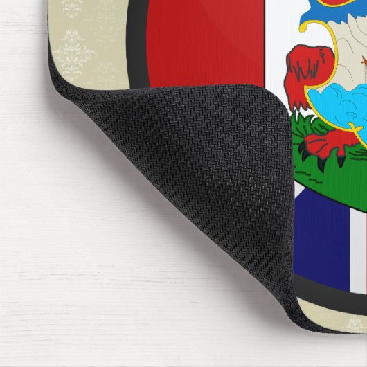 Bermuda-Qualität Flaggen-Kreis Mousepad (Ecke)