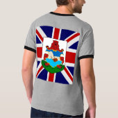 Bermuda-Qualitäts-Flagge T-Shirt (Rückseite)