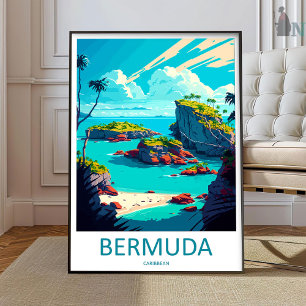 Bermuda-Reise-Druck-Wandkunst Bermuda-Wandbehang Poster