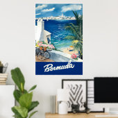 Bermuda-Reiseplakat Poster (Heimbüro)