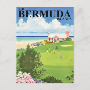 Bermuda-Reisepostkarte Postkarte