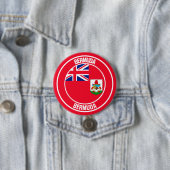 Bermuda Round Emblem Button (Beispiel)