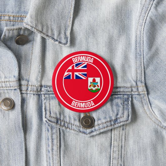 Bermuda Round Emblem Button (Beispiel)