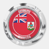 Bermuda Round Emblem Magnet (Vorne)