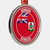 Bermuda Round Emblem Ornament Aus Metall (Rechts)