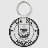 Bermuda Round Emblem Schlüsselanhänger (Vorderseite)