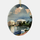 Bermuda, Salt Kettle Kunstwerk, Keramik Ornament (Rechts)