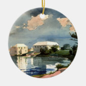 Bermuda, Salt Kettle Kunstwerk, Keramik Ornament (Vorne)