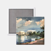 Bermuda, Salt Kettle Kunstwerk Magnet (Vorderseite/Rückseite)