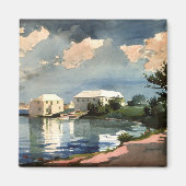 Bermuda, Salt Kettle Kunstwerk Magnet (Vorne)