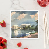 Bermuda, Salt Kettle Kunstwerk Serviette (Beispiel)