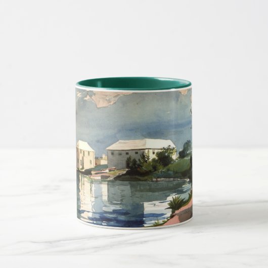 Bermuda, Salt Kettle Kunstwerk Tasse (Zentrum)