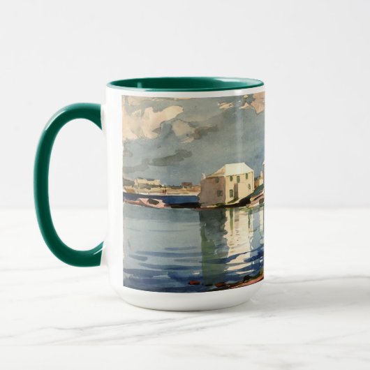 Bermuda, Salt Kettle Kunstwerk Tasse (Links)
