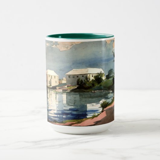 Bermuda, Salt Kettle Kunstwerk Tasse (Zentrum)