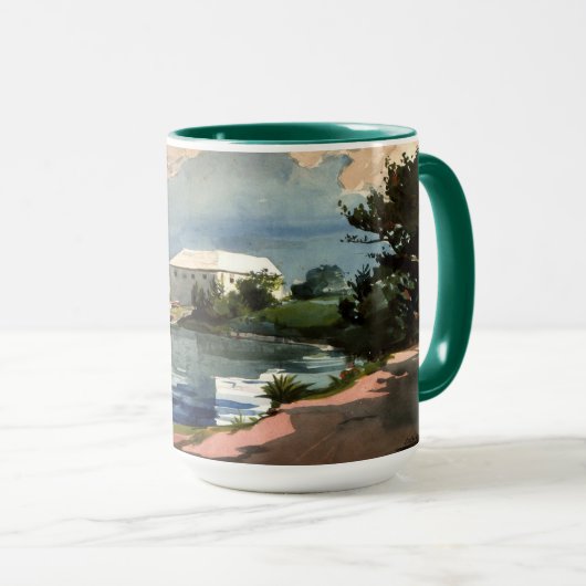 Bermuda, Salt Kettle Kunstwerk Tasse (VorderseiteRechts)