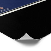 Bermuda Satellite Poster Karte (Ecke)